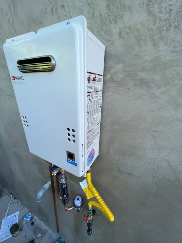Tankless water heater installation for East Grove homes